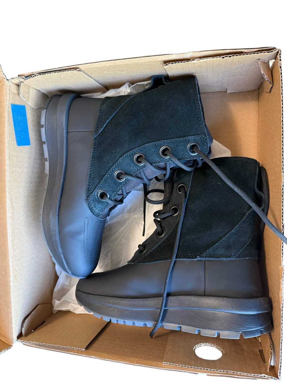 Columbia Moritza Shield Omni Heat Waterproof Snow Boots NIB Women’s 5 Black